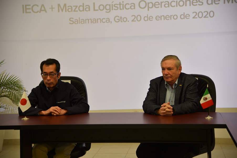  Unen esfuerzos IECA y Mazda Logística para la formación de personal –  Boletines Dependencias