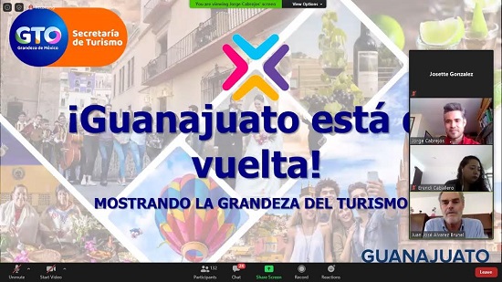 Como alianza estratégica la Secretaría de Turismo de Guanajuato, a través de la Dirección de Mercadotecnia, mostró virtualmente la oferta turística de la entidad a 133 agentes de viajes de Price Travel. 