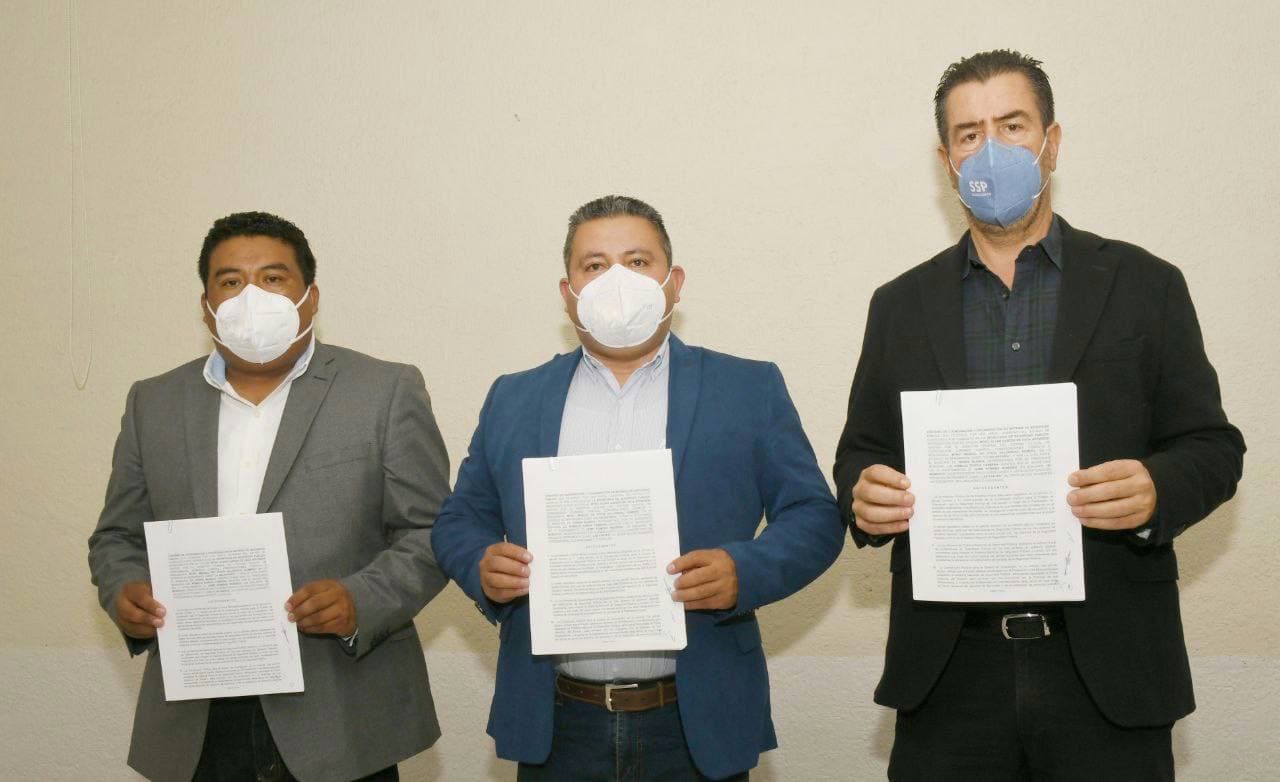 Firman convenios de colaboración en materia de seguridad la SSPEG con ...