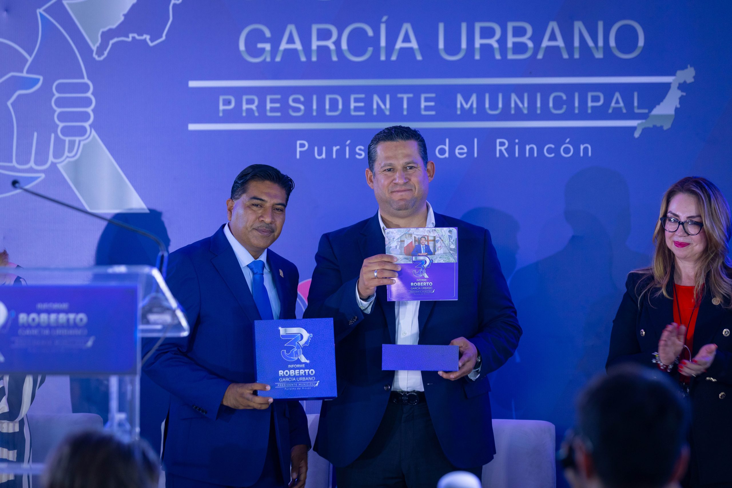 Asiste Gobernador a Informe de Gobierno en Purísima del Rincón