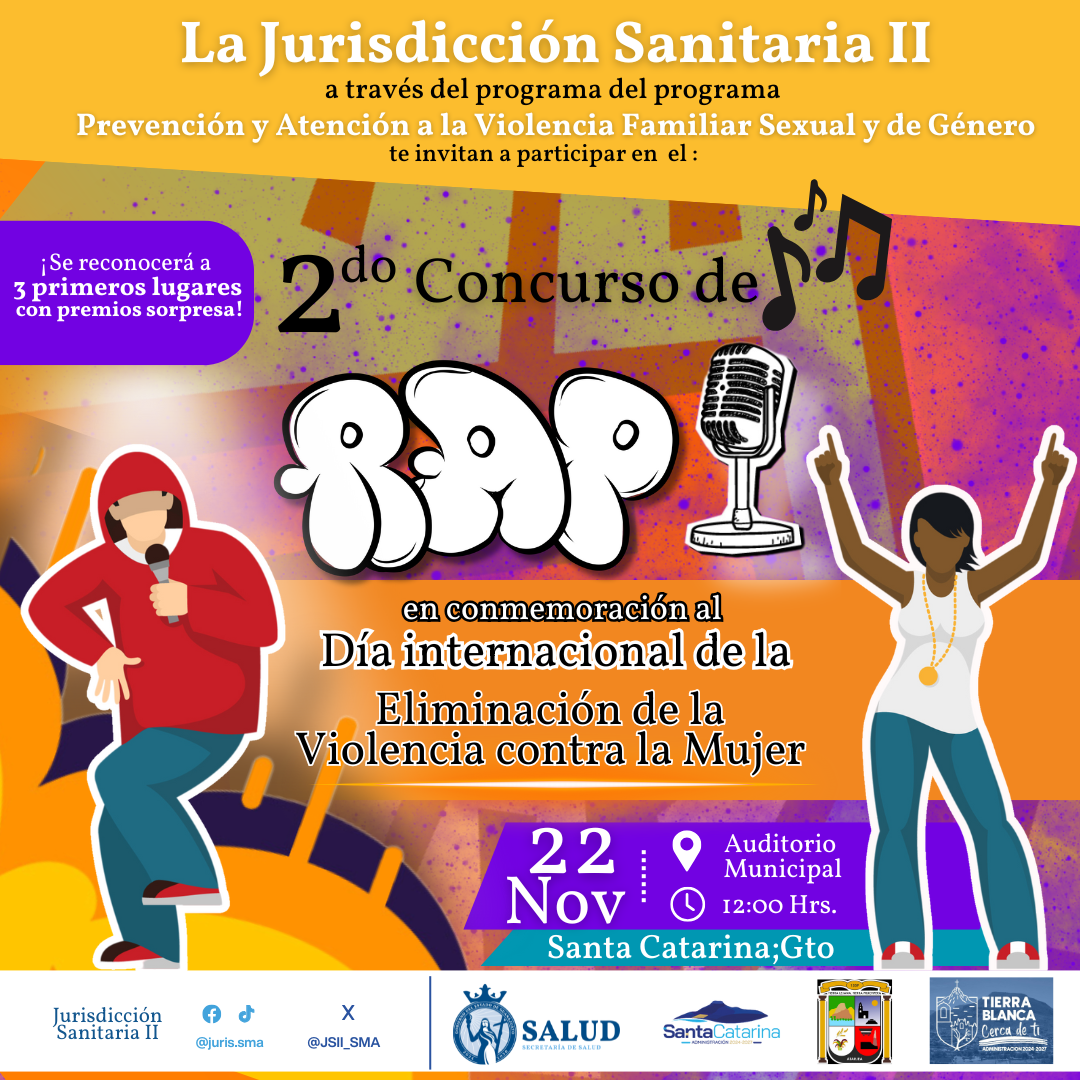 SSG presenta las bases del concurso de rap por el Día Internacional de la Eliminación de la Violencia contra la Mujer