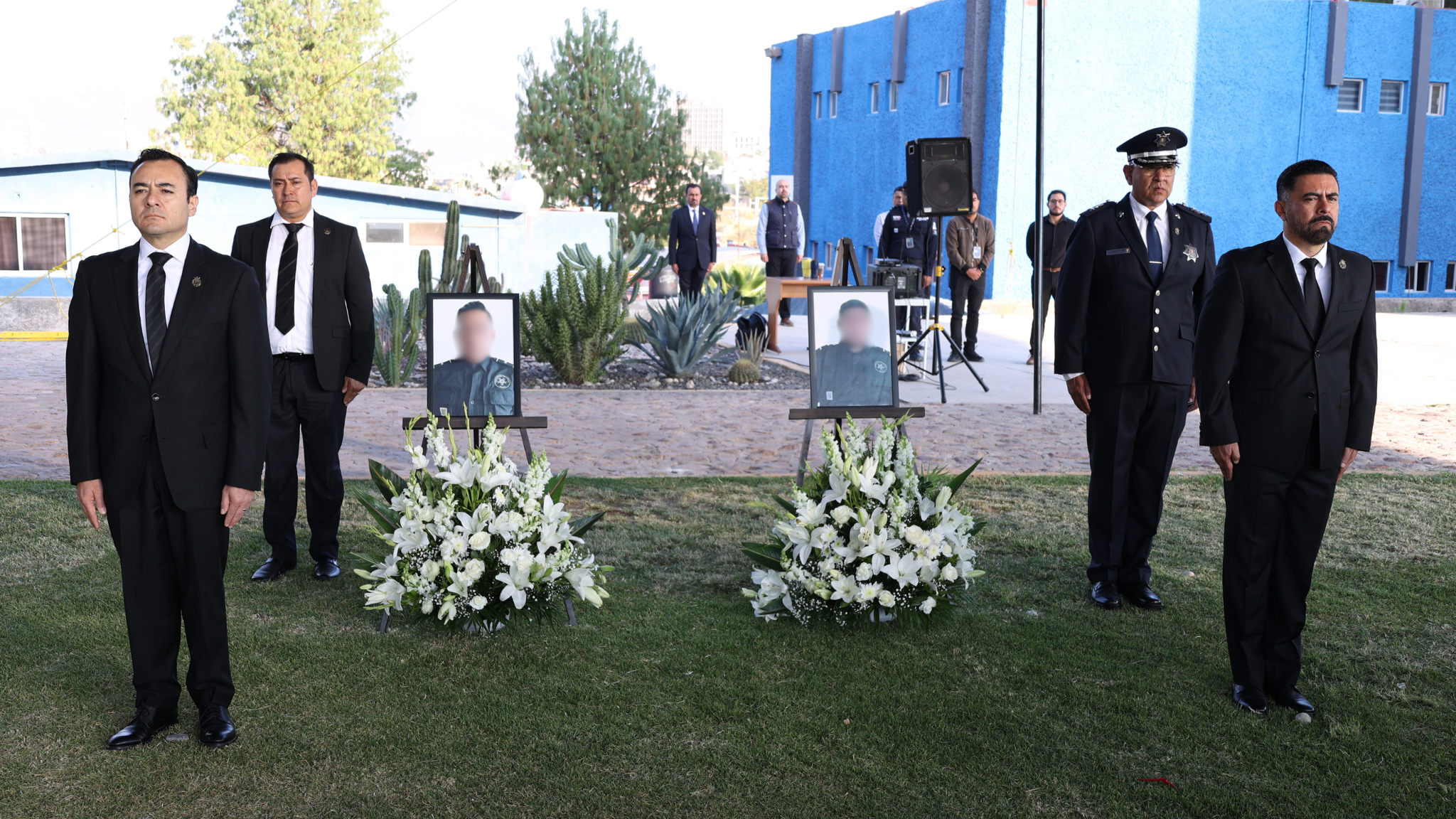 Rinden homenaje póstumo a custodios del Sistema Penitenciario