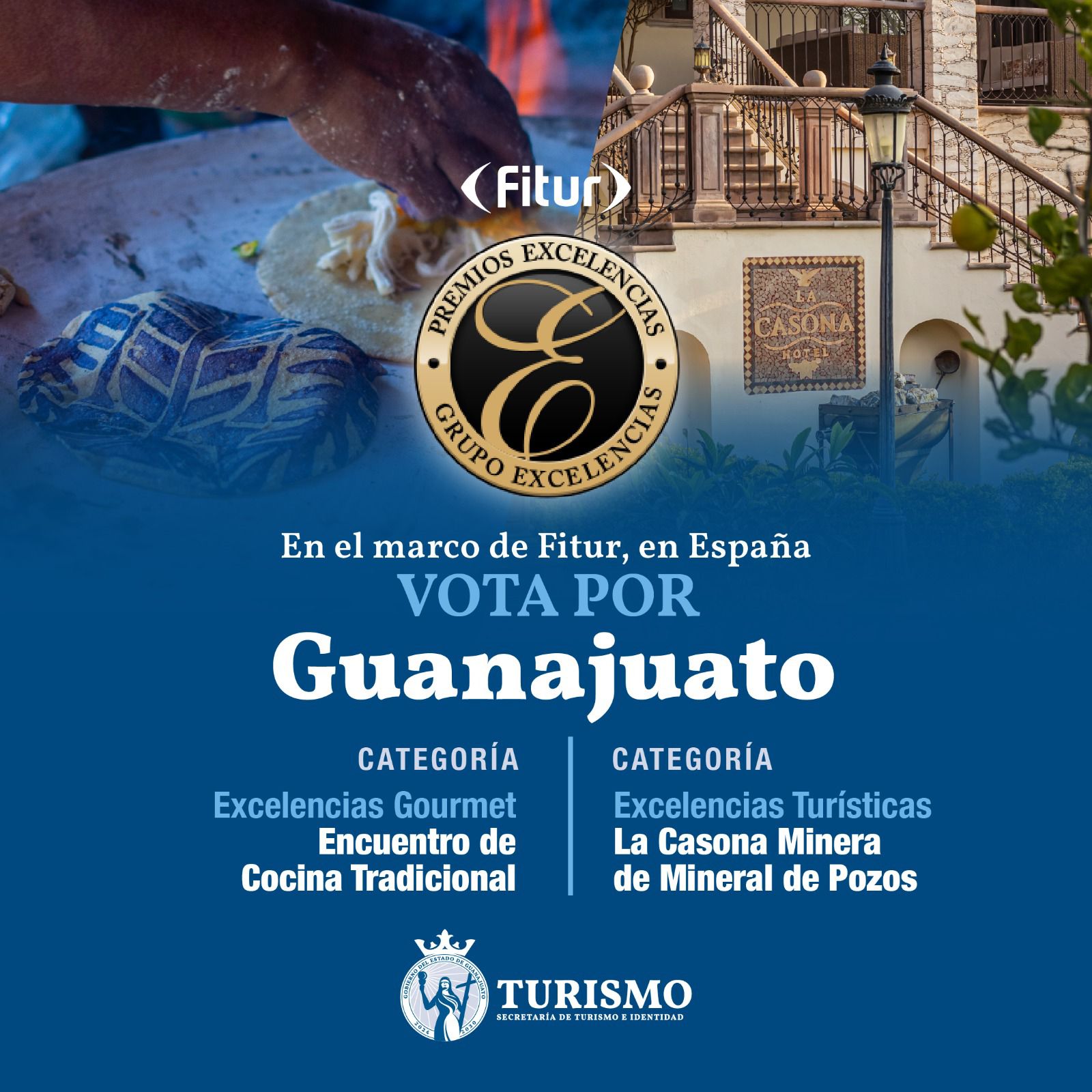 Guanajuato busca destacar en los Premios Excelencias 2025 en FITUR