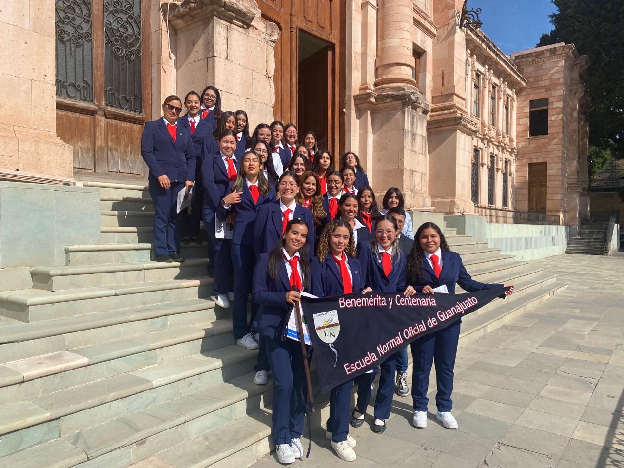 Estudiantes de la Benemérita y Centenaria Escuela Normal Oficial de Guanajuato participan en movilidad académica en Yucatán