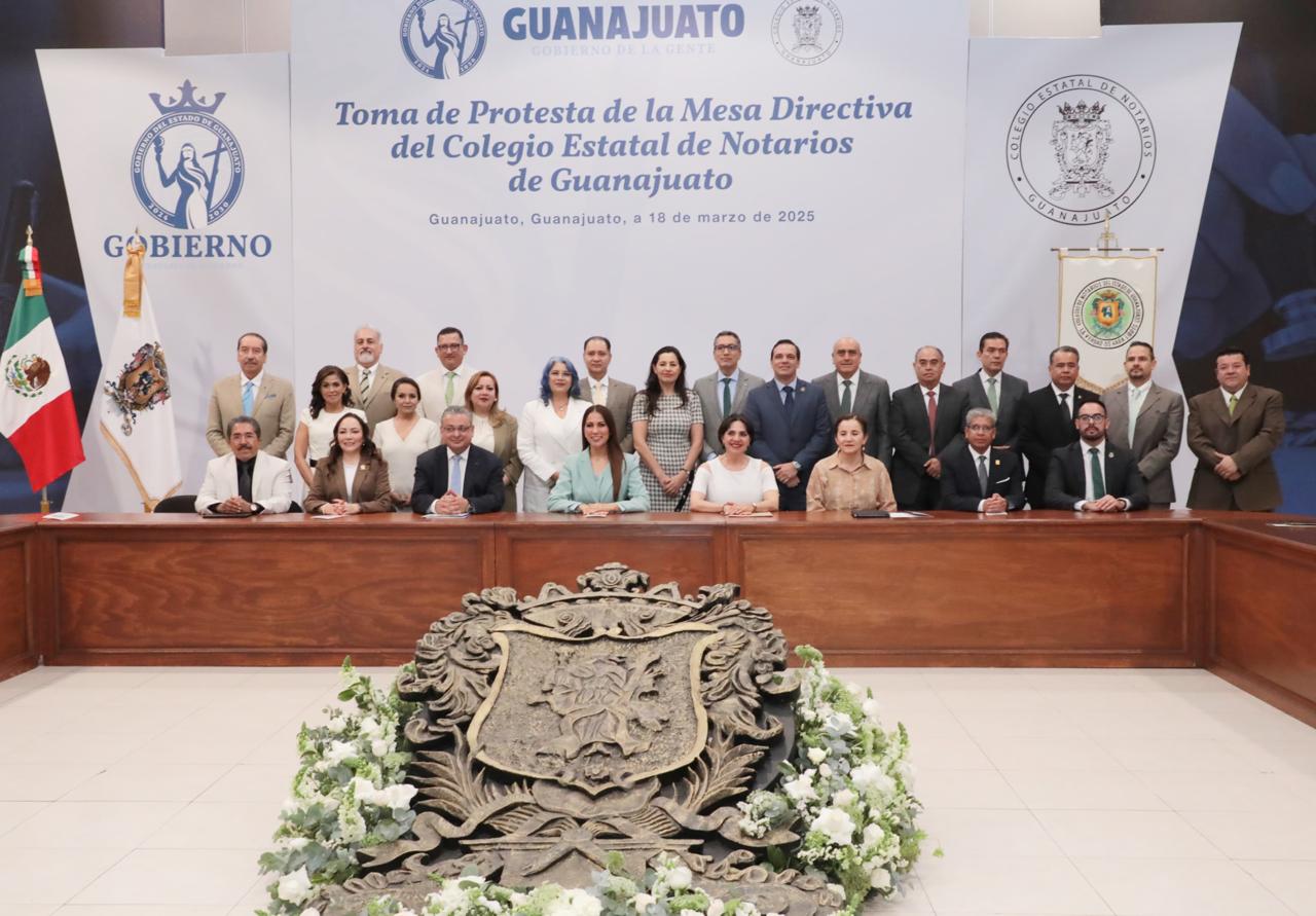 Renovación del Colegio Estatal de Notarios de Guanajuato es un Compromiso con la Transparencia y la Certeza Jurídica