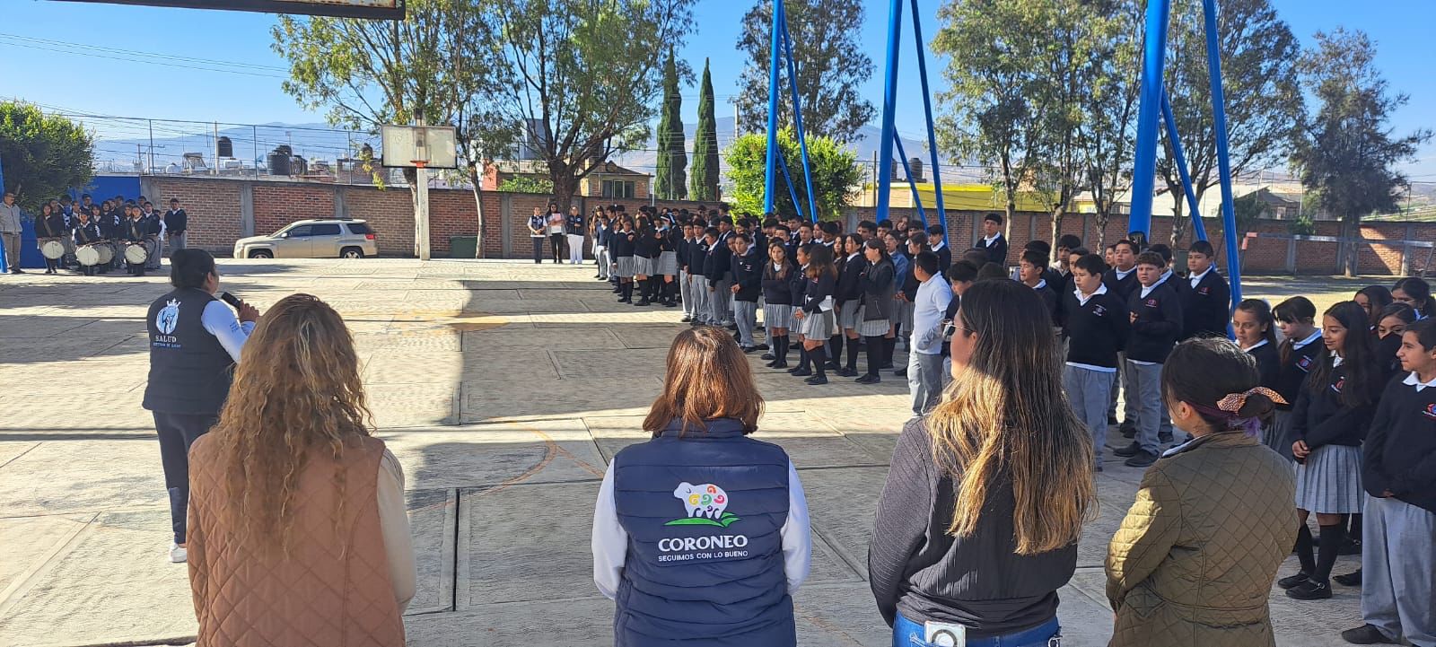 SSG fomentó actividades para una vida saludable en la Telesecundaria 35 de Coroneo