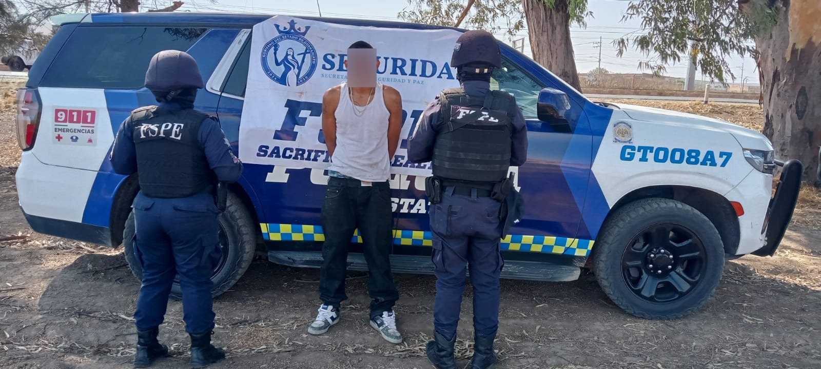 Impide Secretaría de Seguridad y Paz distribución de presunto cristal en Silao; hay un detenido