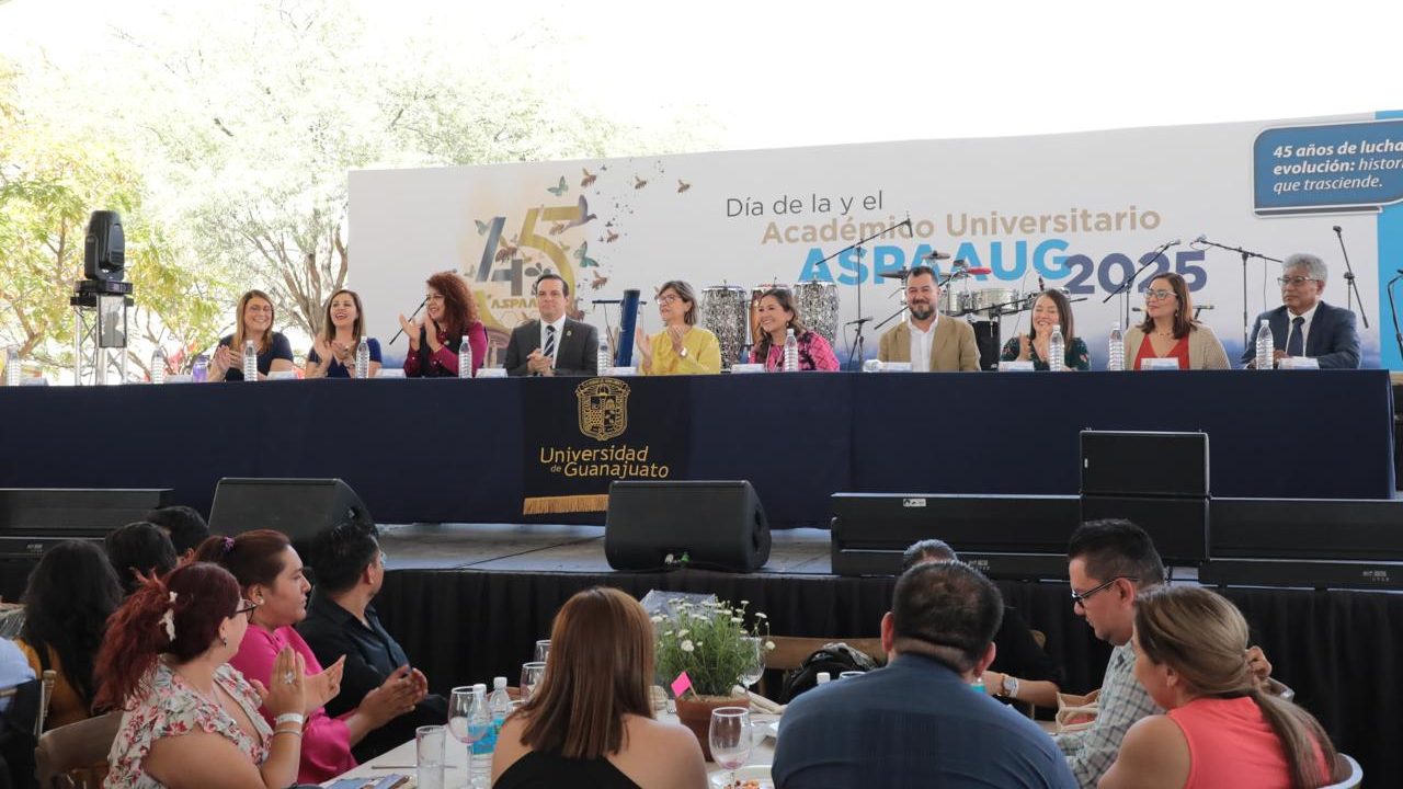 Celebran el trabajo y legado de las académicas y académicosde la Universidad de Guanajuato