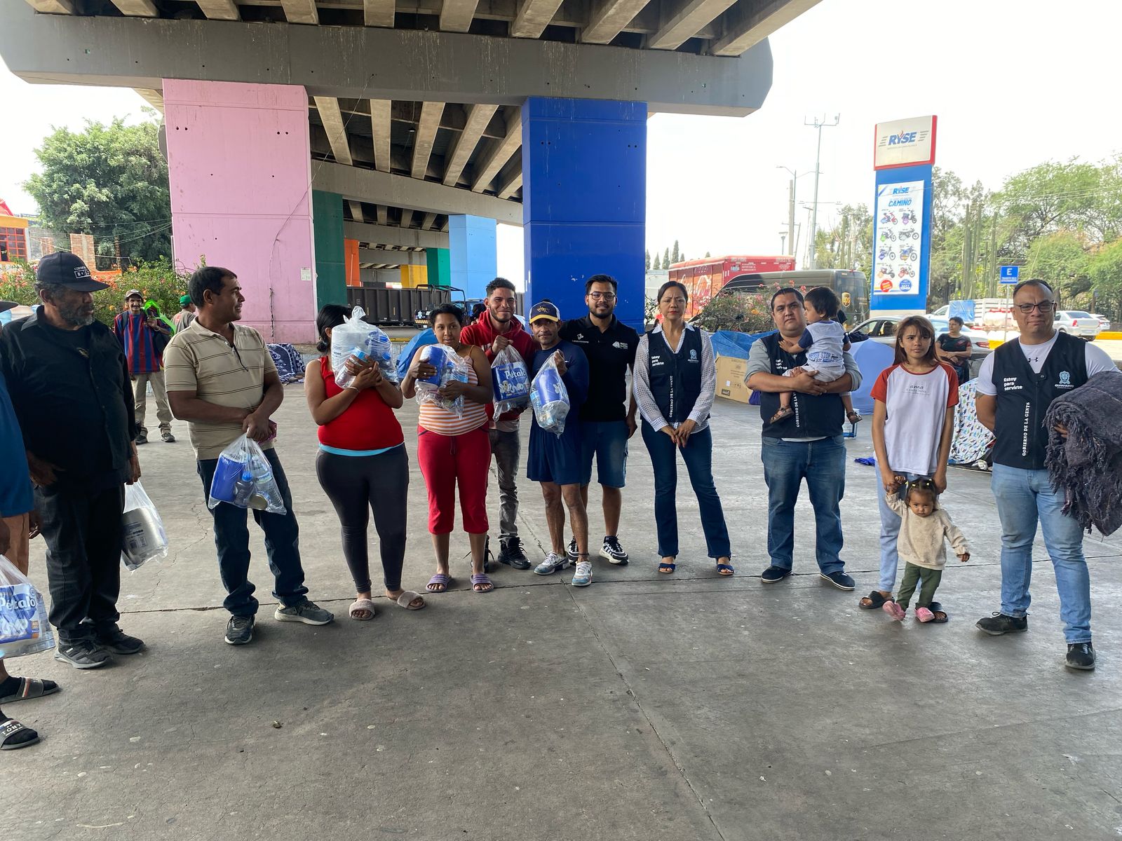 Guanajuato Entrega Ayuda humanitaria a Migrantes en Tránsito