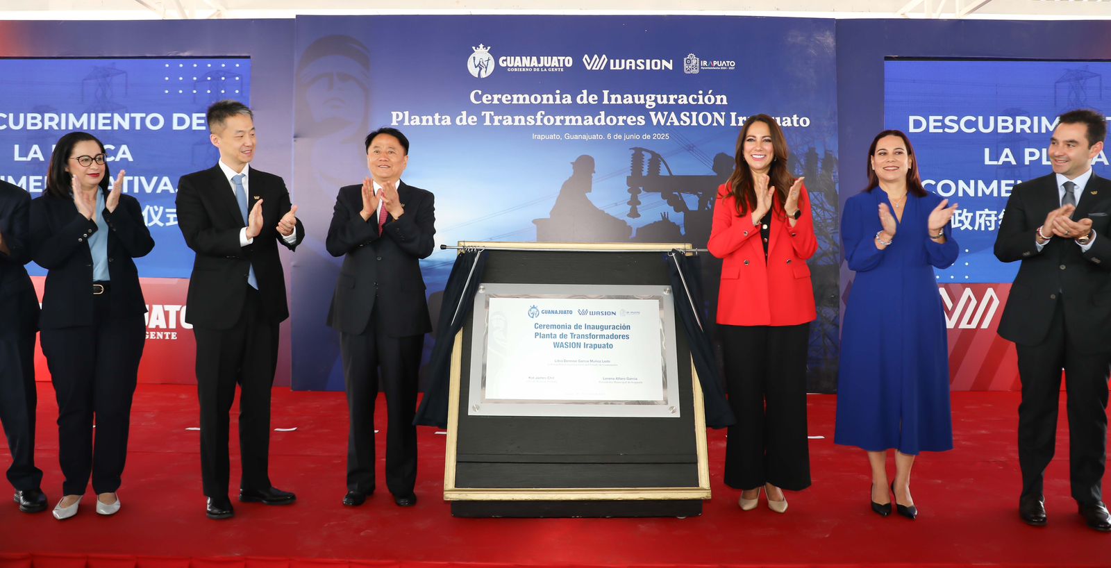 Inaugura Gobernadora planta de transformadores Wasion MX en Irapuato