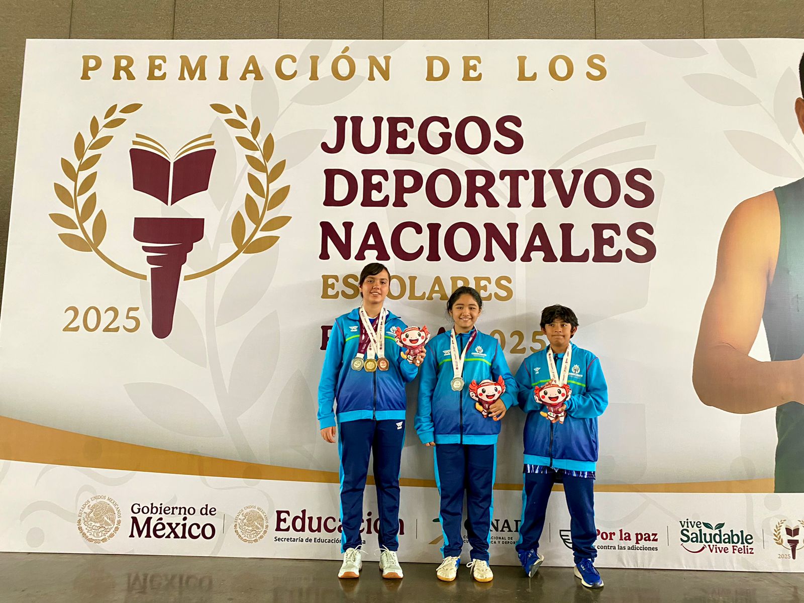Estudiantes de secundaria y primaria ponen en alto el nombre de Guanajuato en los Juegos Deportivos Escolares 2025