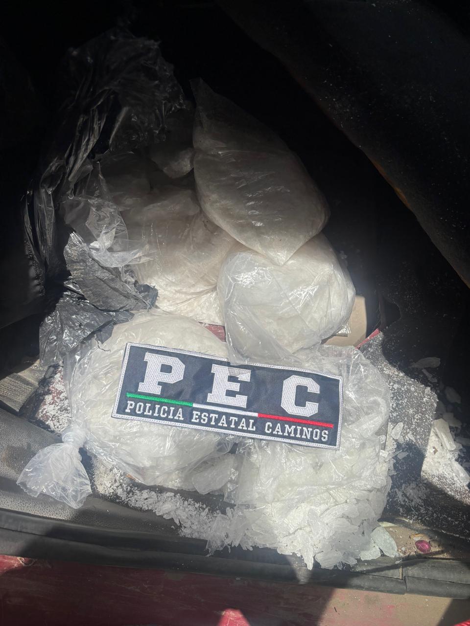 Aseguran FSPE presuntas drogas con valor de más de 25 mdp en carretera Silao-San Felipe; es el mayor decomiso en vías estatales