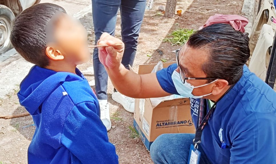 SSG acerca Feria de Salud preventiva a la comunidad de La Sauceda en la capital.