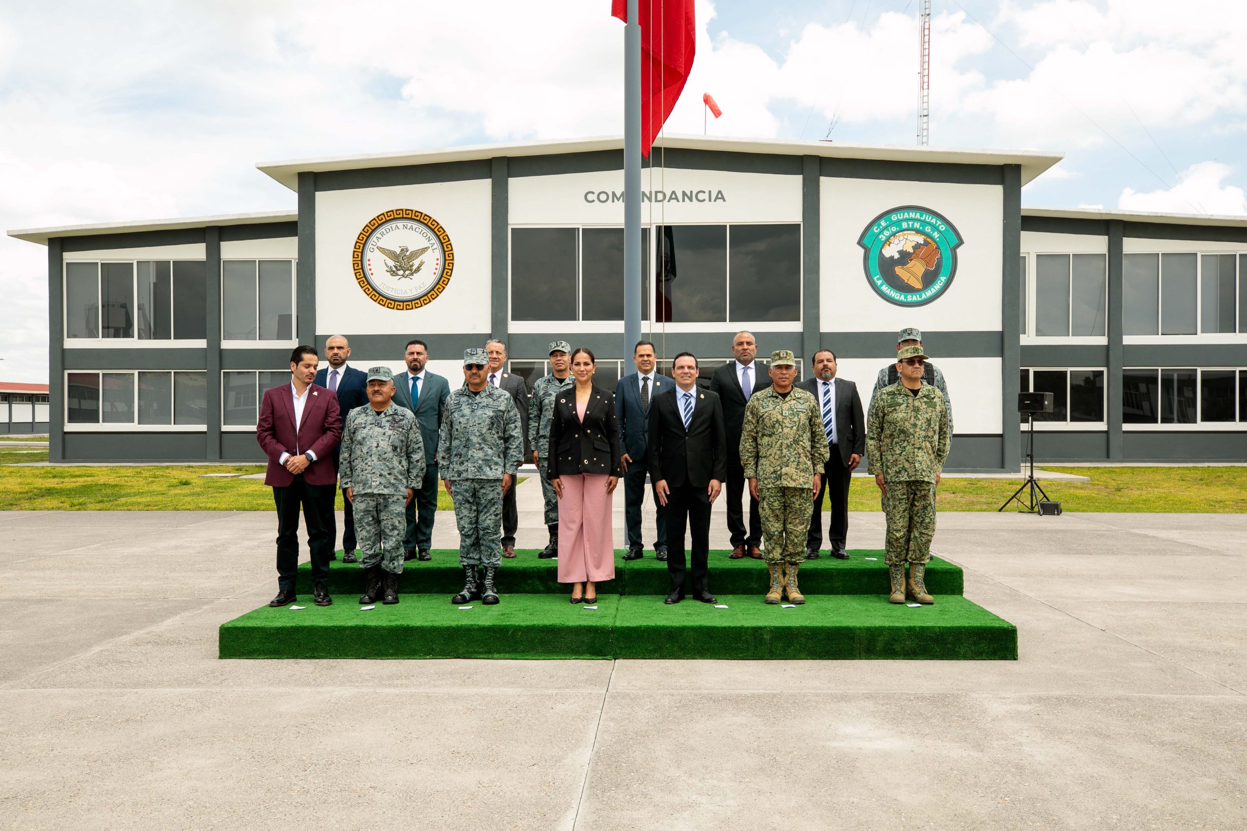 Inaugura Gobernadora Libia Dennise instalaciones de la Guardia Nacional en Salamanca