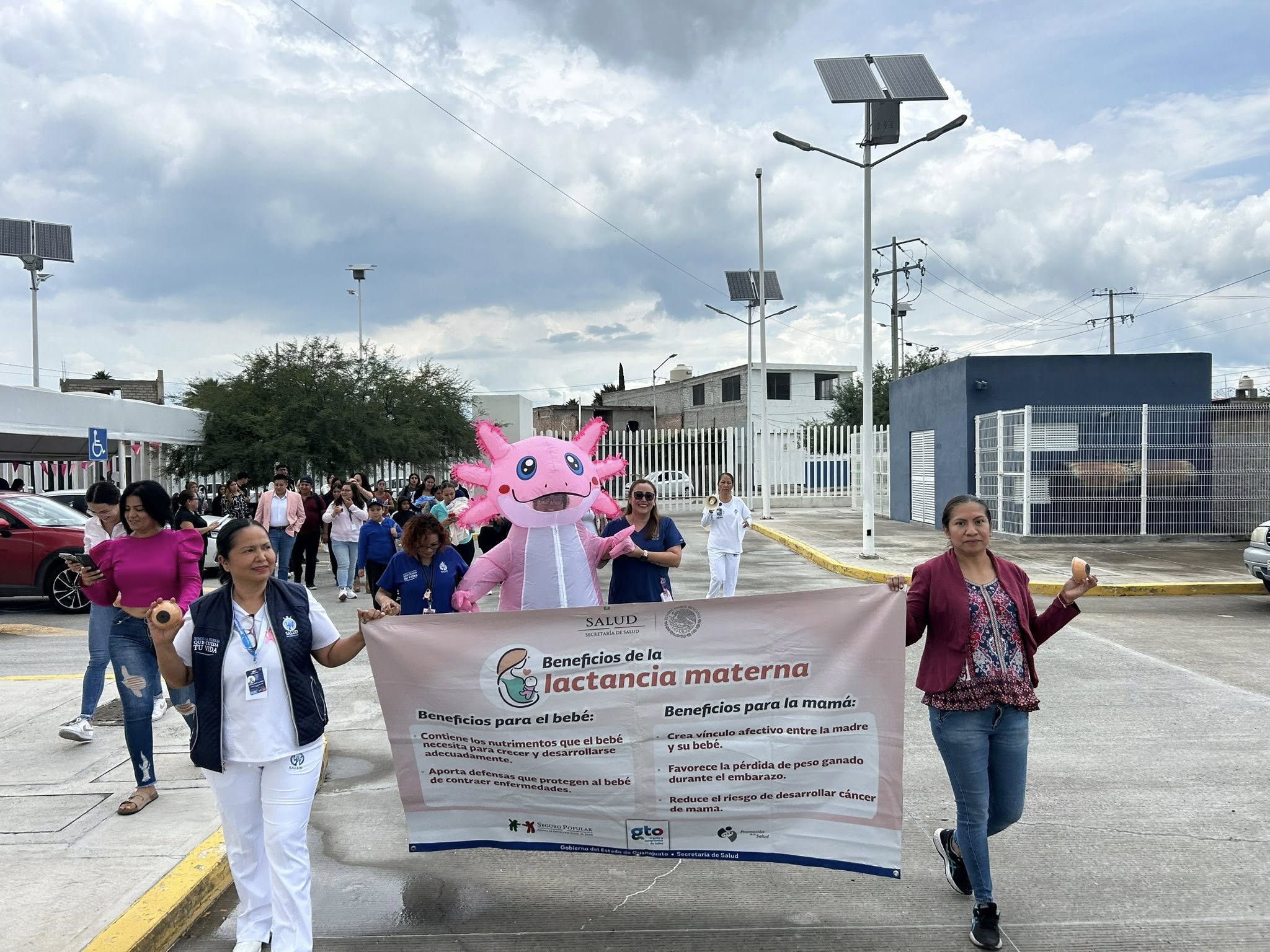 SSG realizó la Semana de la Lactancia Materna en el CAISES de la colonia Emiliano Zapata de Celaya.