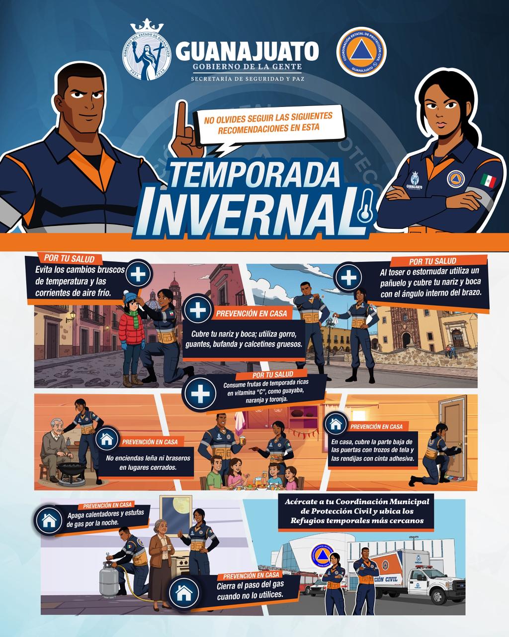 Alertan por bajas temperaturas en Guanajuato; se registrarán de sábado a martes