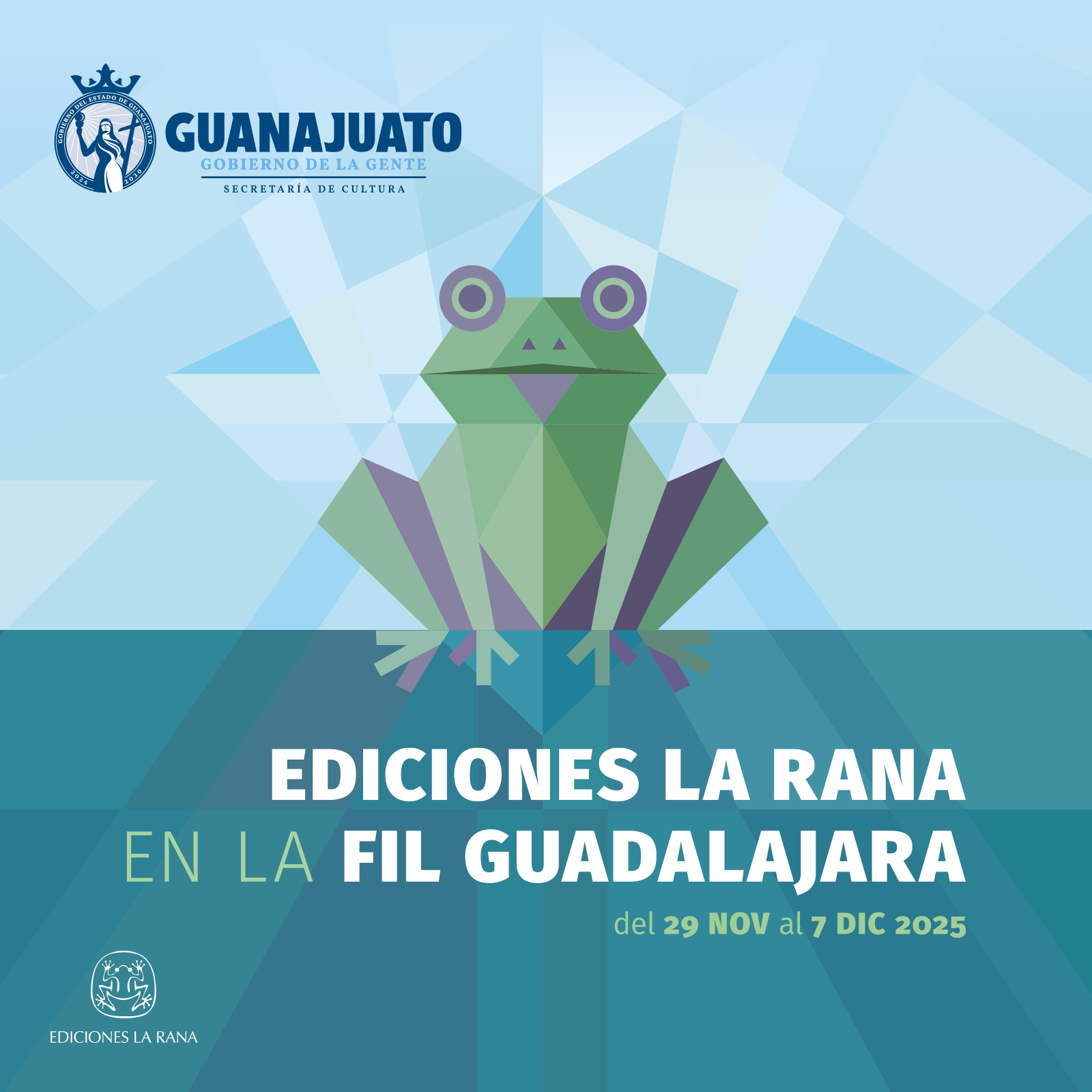 Ediciones La Rana llega a la FIL Guadalajara 2025 con nuevos horizontes: venta de derechos y una agenda literaria vibrante
