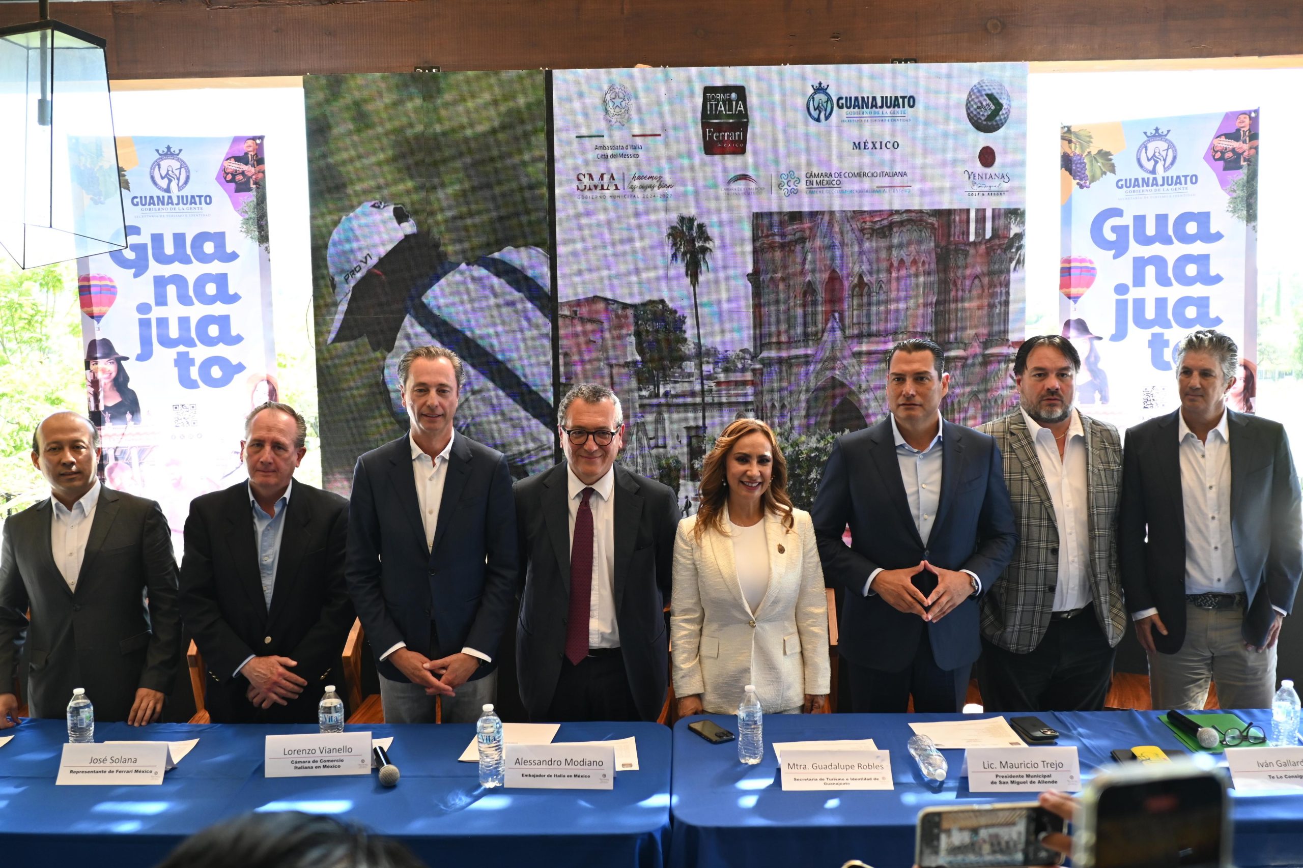 Guanajuato en coordinación con la embajada Italiana y Ferrari buscan tener la mejor experiencia de golf internacional