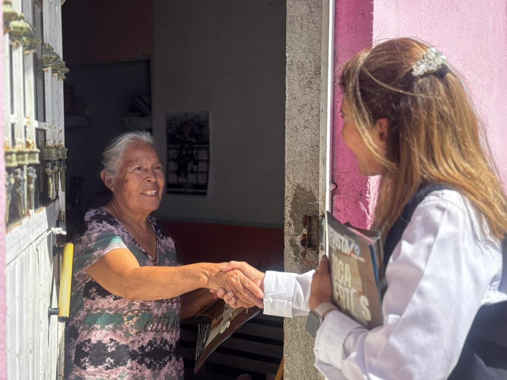 PEPNNA Guanajuato recorre calles de Villagrán para fortalecer la construcción de la paz y la protección de la niñez