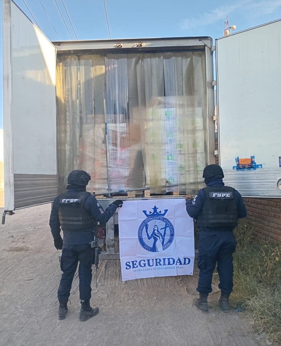 Recupera FSPE camión robado con carga de lácteos valuada en 700 mil pesos en Celaya