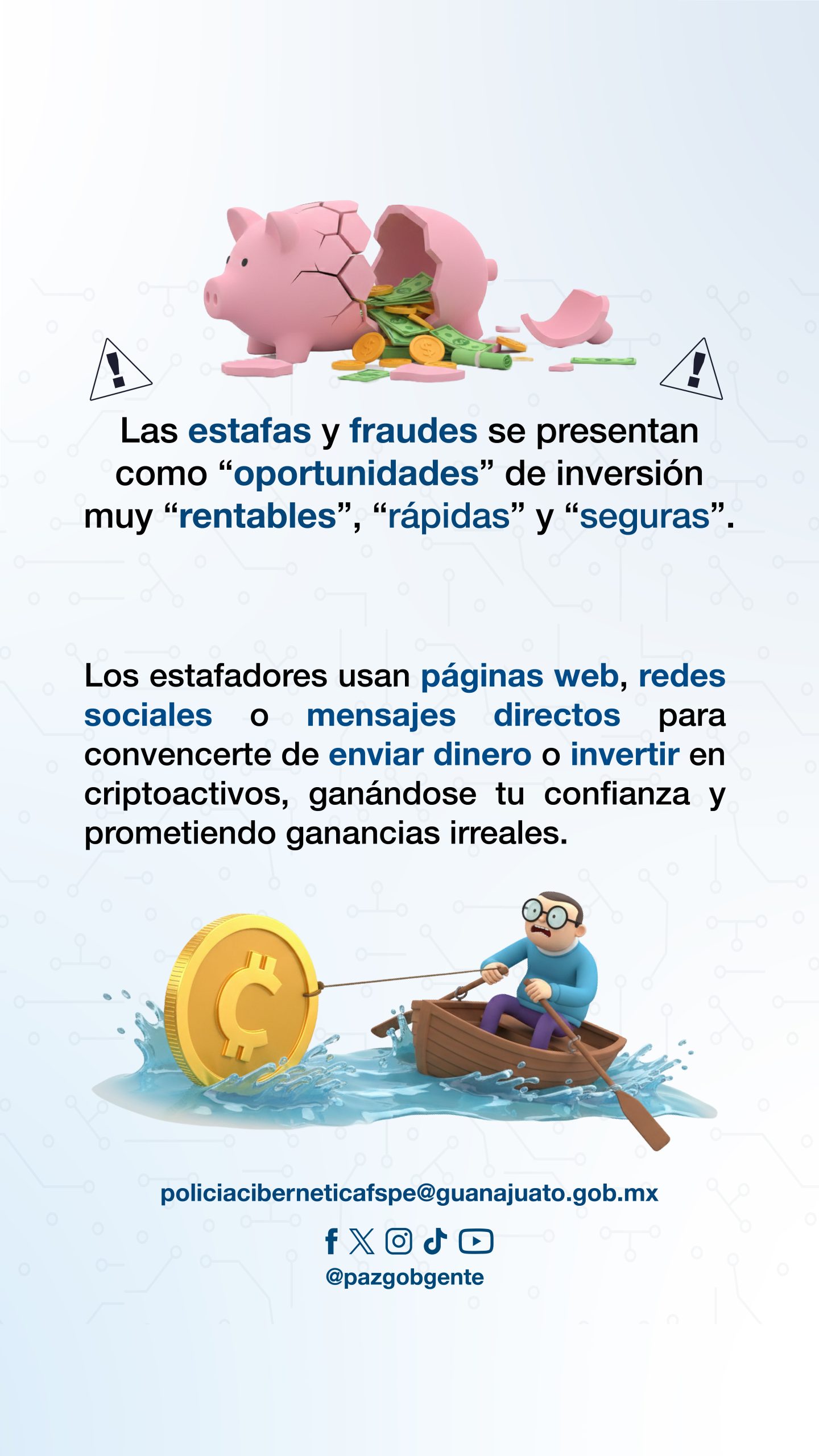 Tu aguinaldo protegido y sin estafas: recomendaciones de la Secretaría de Seguridad y Paz