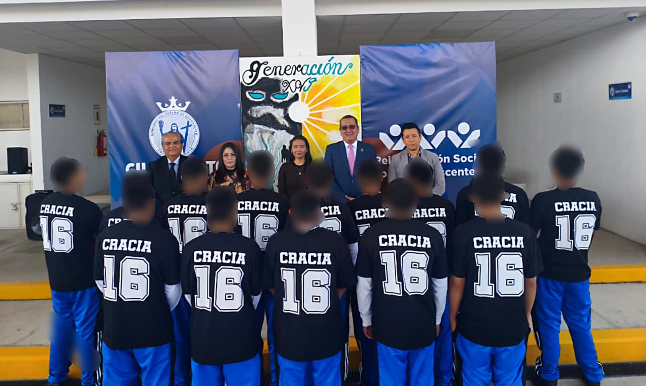 Catorce jóvenes, 100 días y una nueva oportunidad: concluyen proceso de desintoxicación en el Centro de Rehabilitación para adolescentes