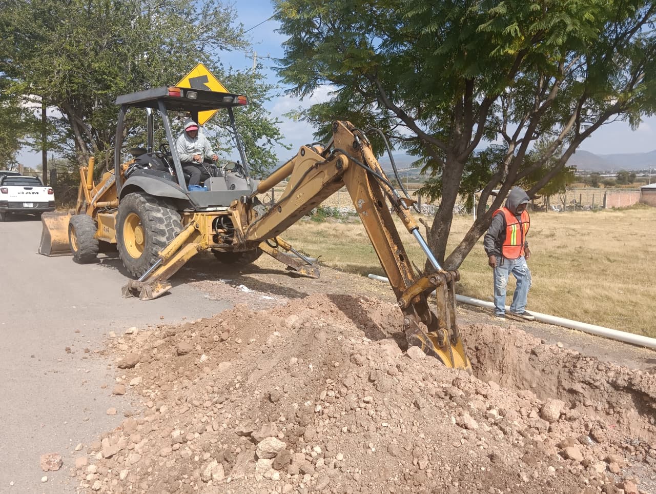 Avanzan obras de agua en Pénjamo