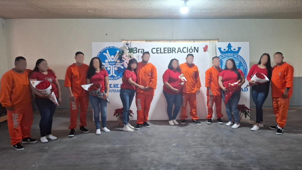 Más de 300 historias unidas en matrimonio dentro de los CEPRERESOS en Guanajuato