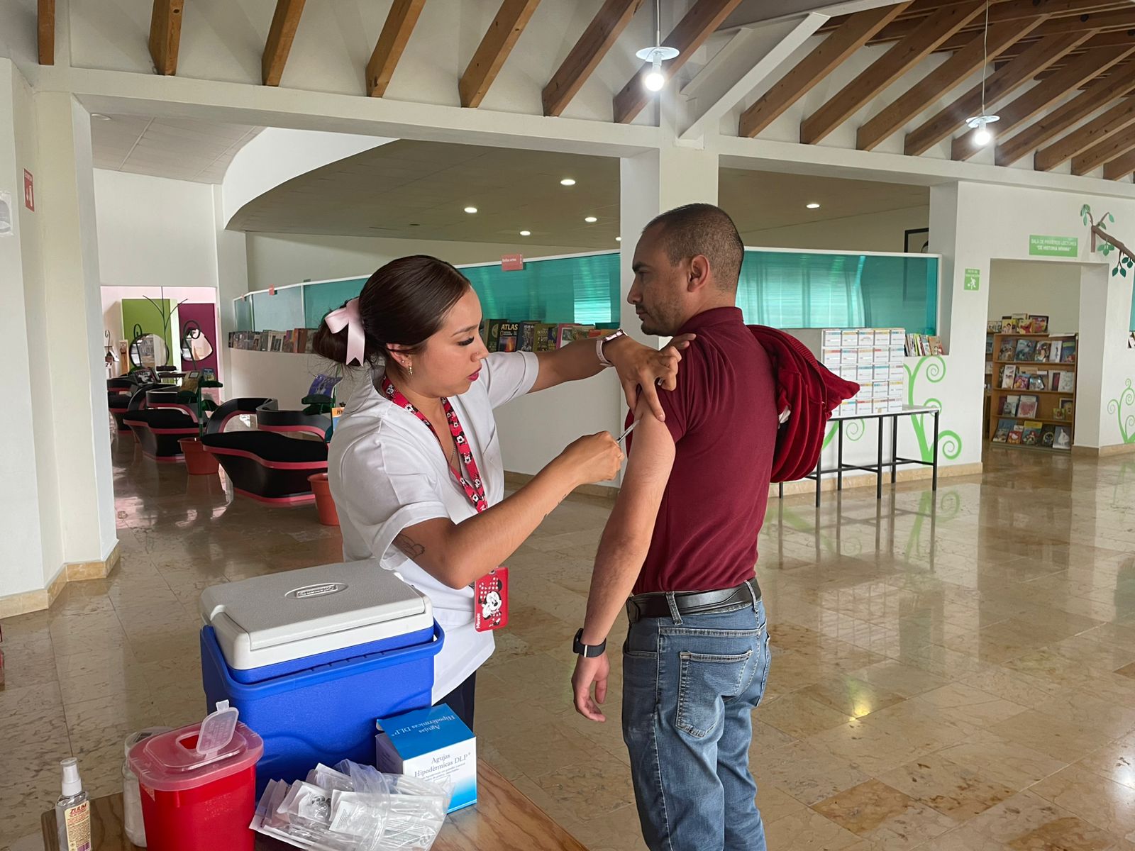 Guanajuato ocupa el primer lugar de vacunación nacional contra la influenza estacional.