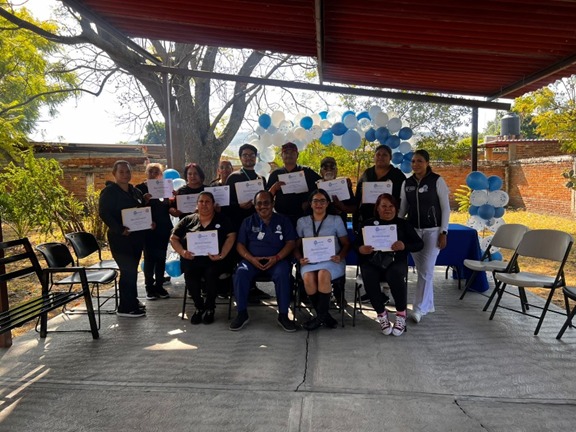 SSG promueve la acreditación del Grupo de Ayuda Mutua del municipio de Santiago Maravatío “Perlas de Vida”.