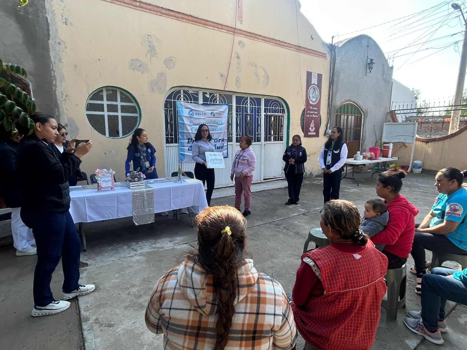 SSG certificó a San José de la Presa en Celaya como comunidad Promotora de la Salud.