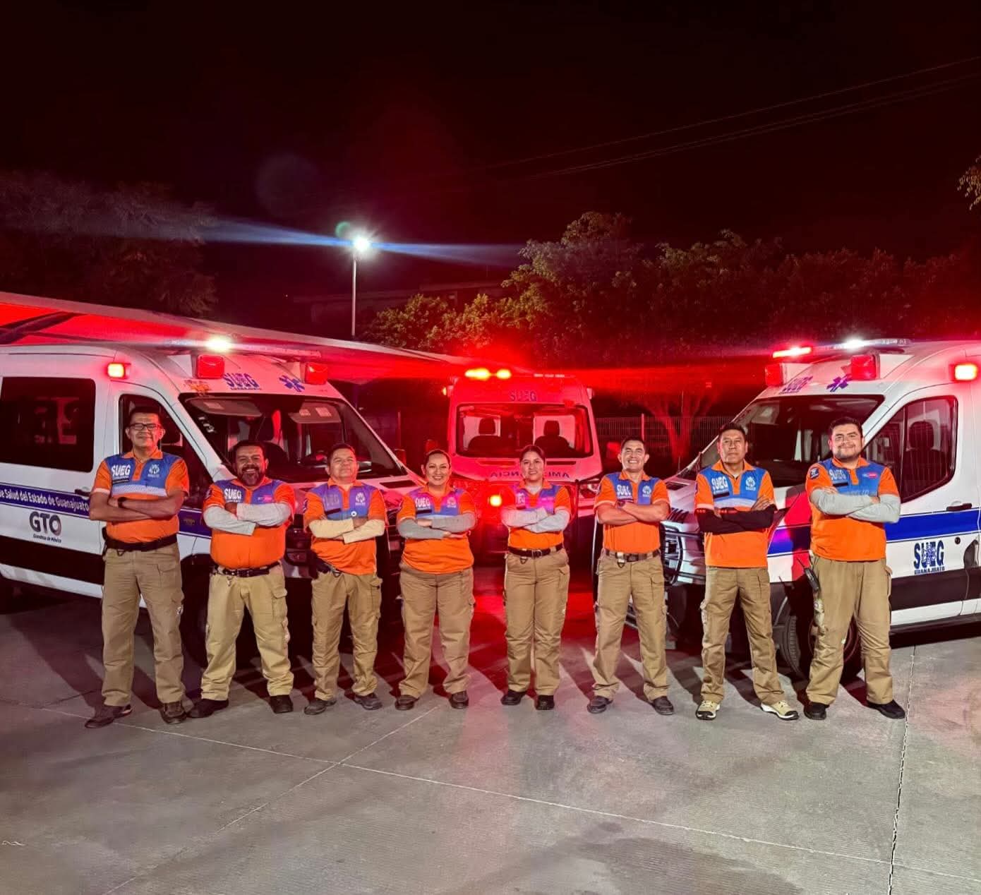 SSG cierra el año con 43 mil traslados concretados por el Sistema de Urgencias del Estado.