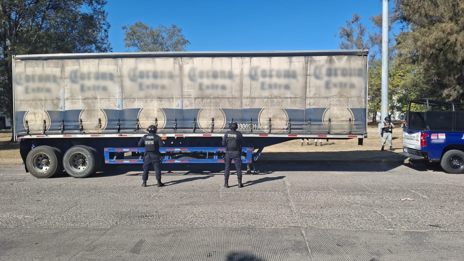 Recupera FSPE semirremolque con más de 400 mil pesos en cervezas con reporte de robo en Irapuato  