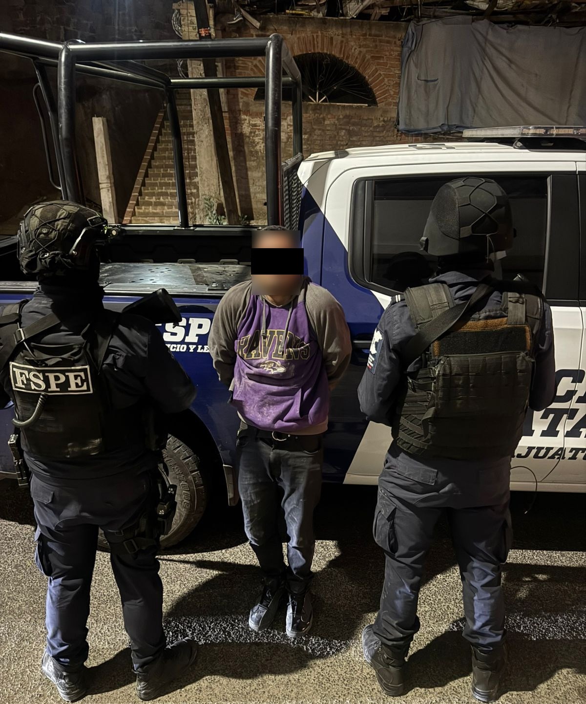 Rescata FSPE a persona menor de edad y detiene a presunto responsable en Guanajuato capital