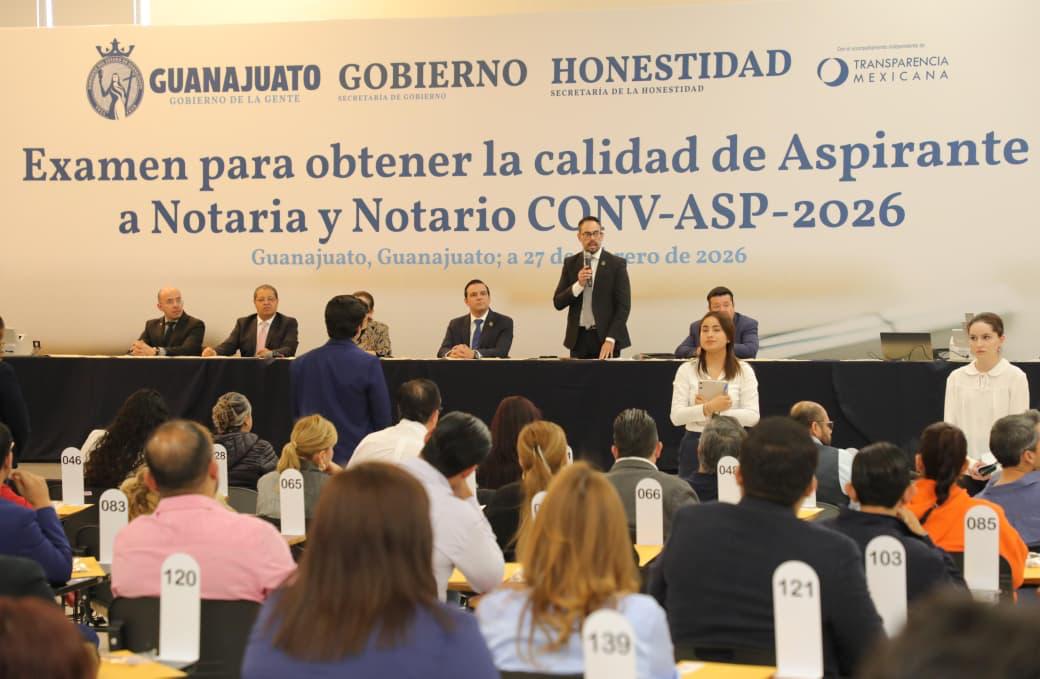 Avanza proceso para aspirantes a notarias y notarios en Guanajuato