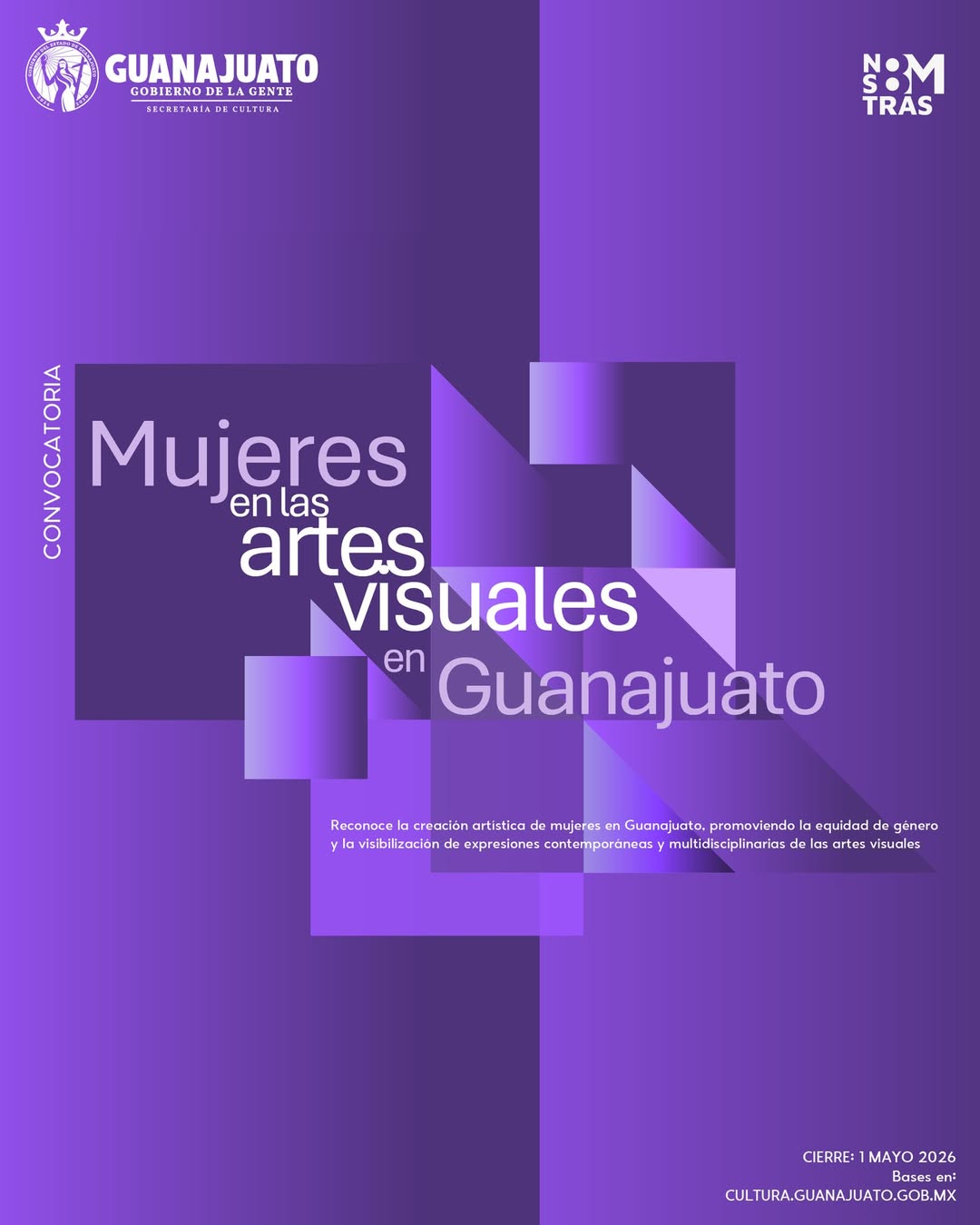 Abre Secretaría de Cultura Convocatoria Mujeres en las Artes Visuales