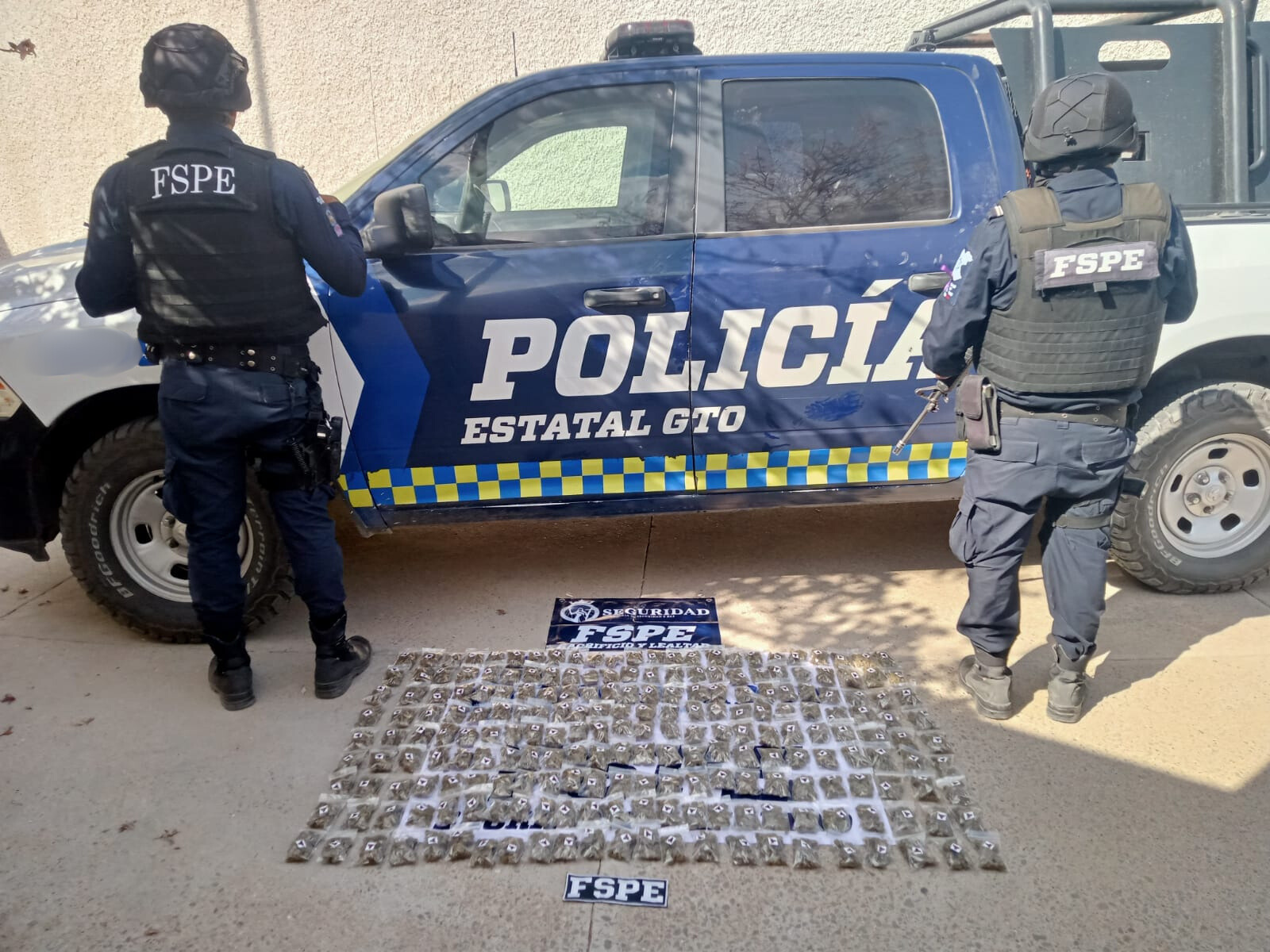 Asegura FSPE más de 2 mil dosis de presunta marihuana en Ocampo 