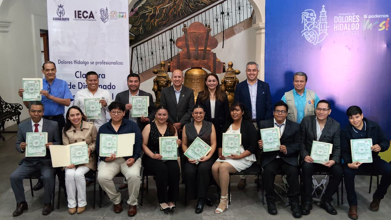IECA fortalece la profesionalización turística en Dolores Hidalgo