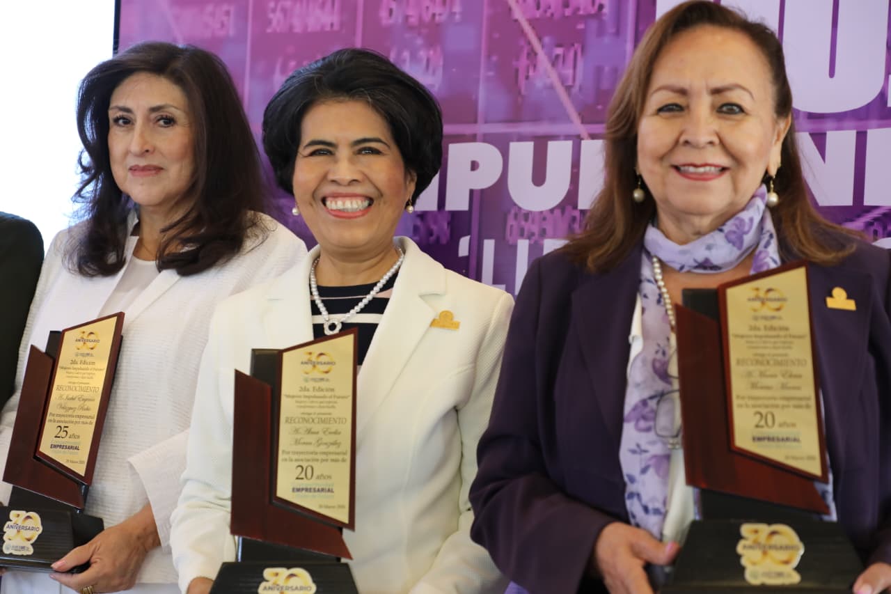 En representación de la gobernadora Libia Dennise García Muñoz Ledo, la titular de Tú Puedes Guanajuato, Ivon Padilla Hernández, destacó el trabajo de la asociación de empresarias y el fortalecimiento de créditos especializados.