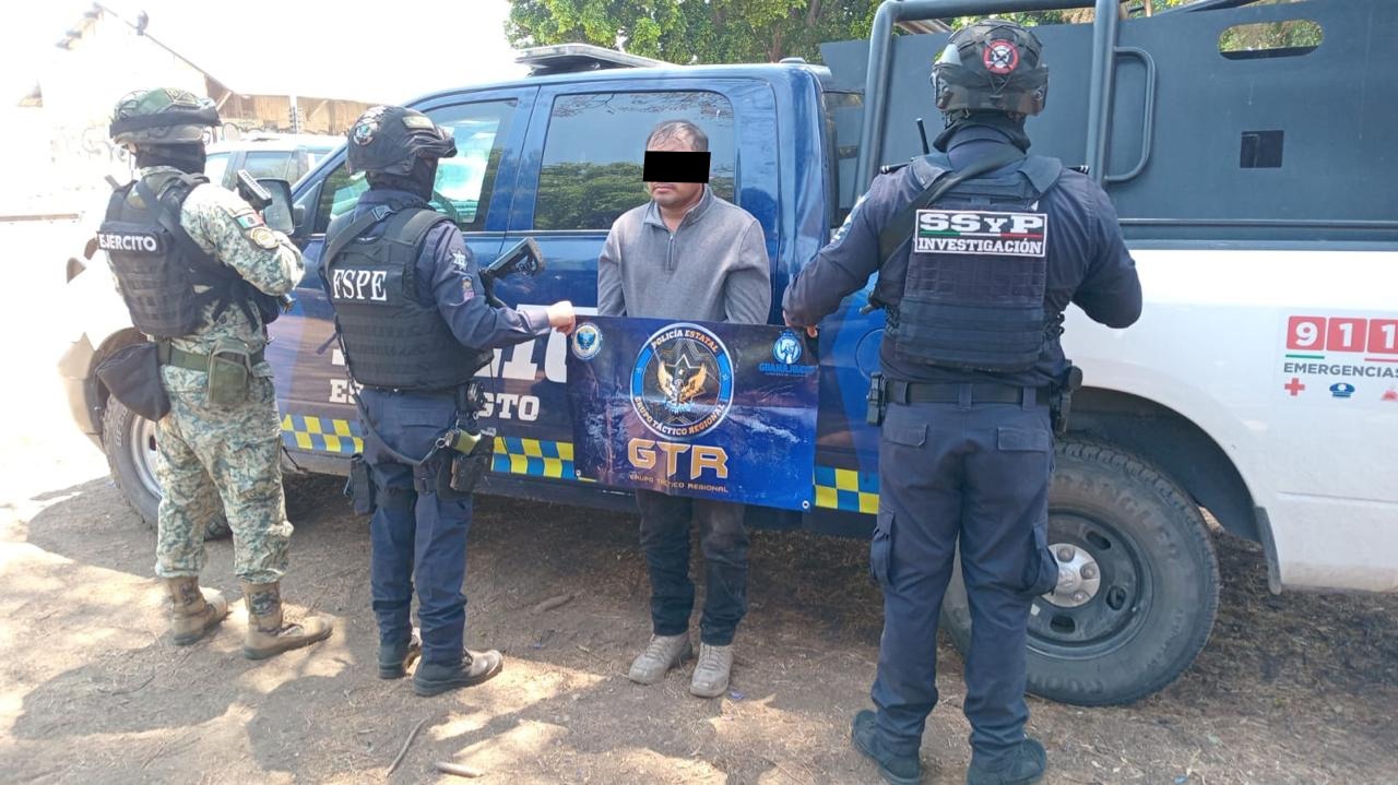 Detiene Grupo Táctico Regional a presunto distribuidor de droga con 650 dosis en Silao 