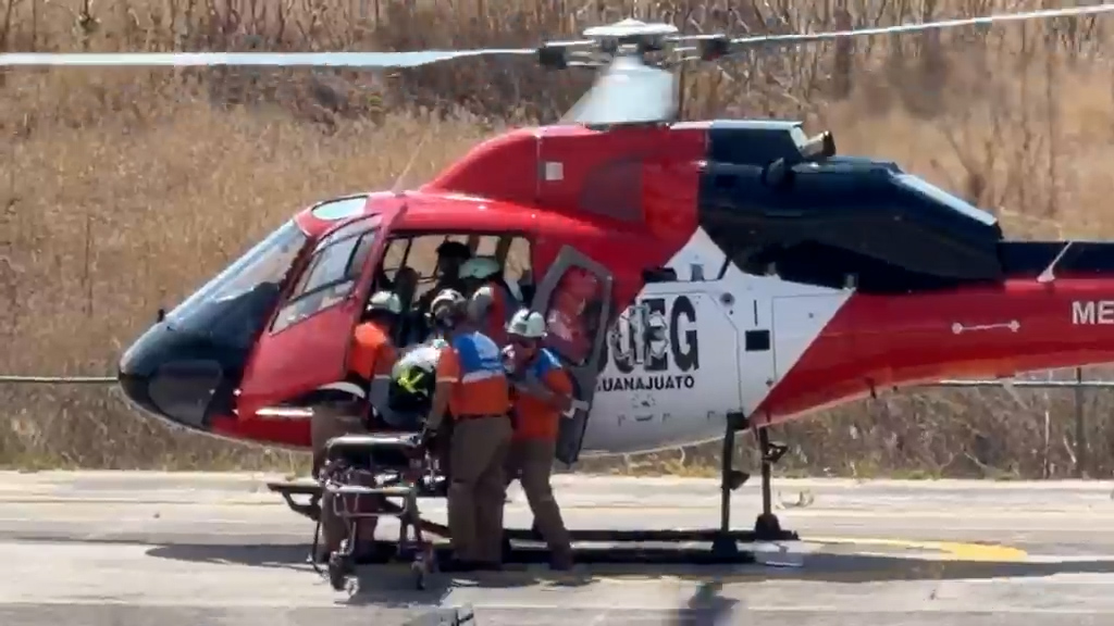 SSG activó “Código Corazón” para trasladar a un paciente desde Acámbaro al municipio de León.