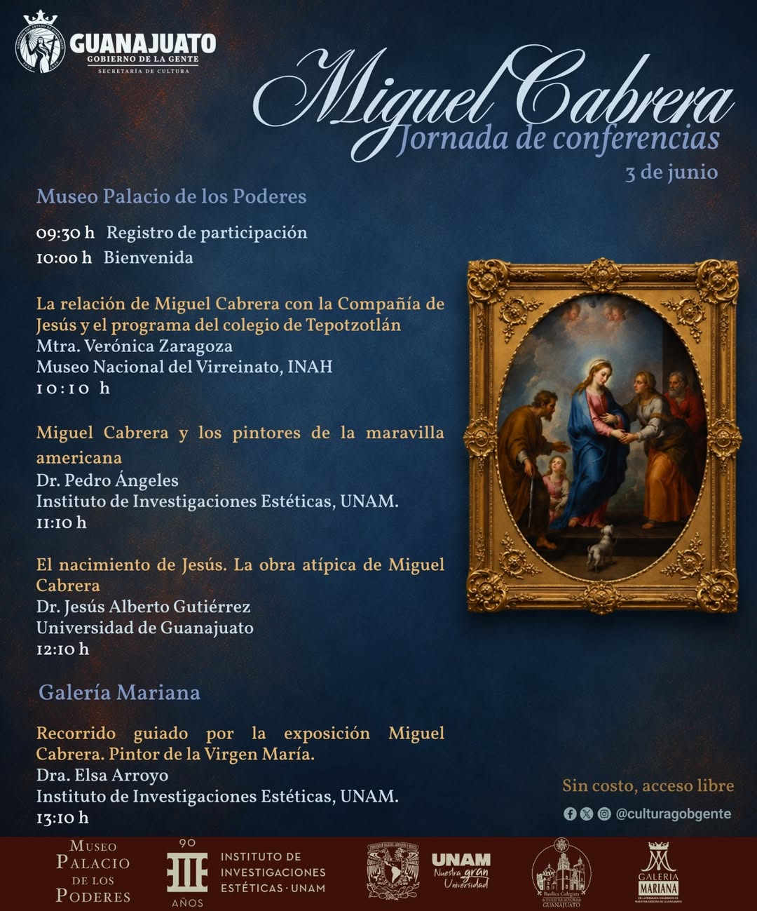 Arte virreinal y patrimonio sacro: homenaje a Miguel Cabrera en Guanajuato