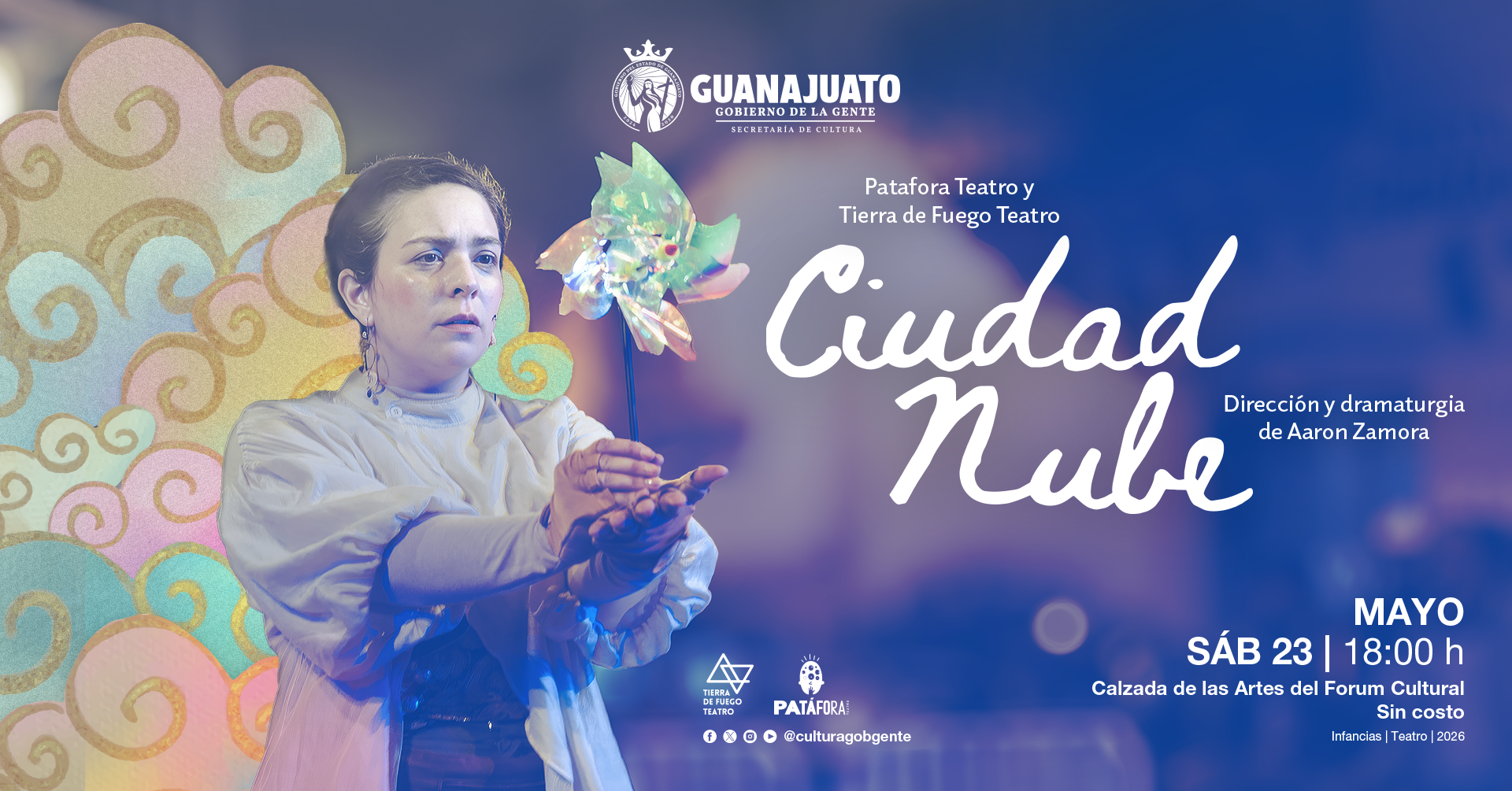 La Secretaría de Cultura de Guanajuato presenta “Ciudad Nube”, una puesta en escena para reflexionar sobre el cuidado del medio ambiente 