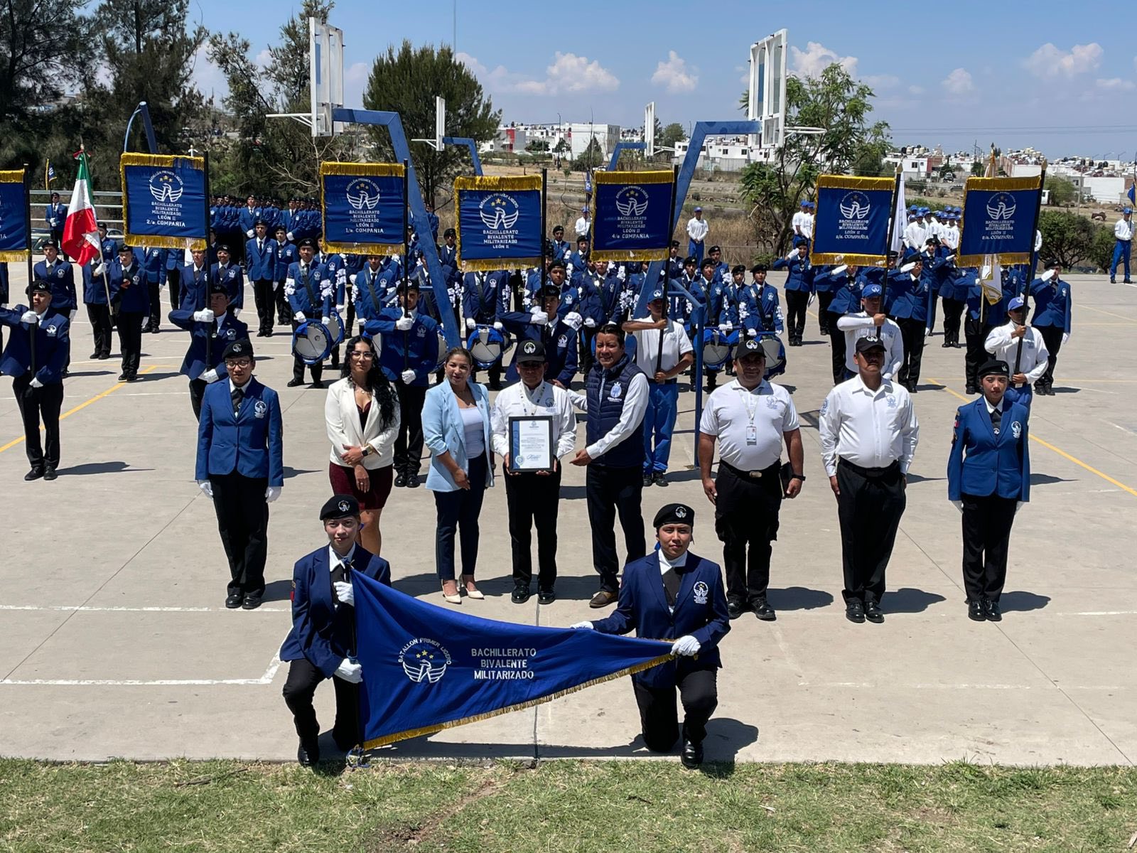 Bachillerato Militarizada León II acredita el Distintito Buenas Prácticas Ambientales y refrenda compromiso con la PAOT