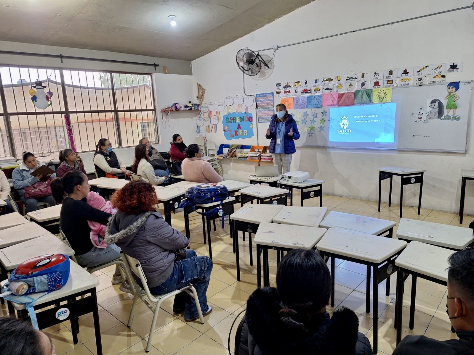 SSG capacita a 360 madres y padres de familia sobre medidas de higiene para prevenir la propagación de enfermedades.