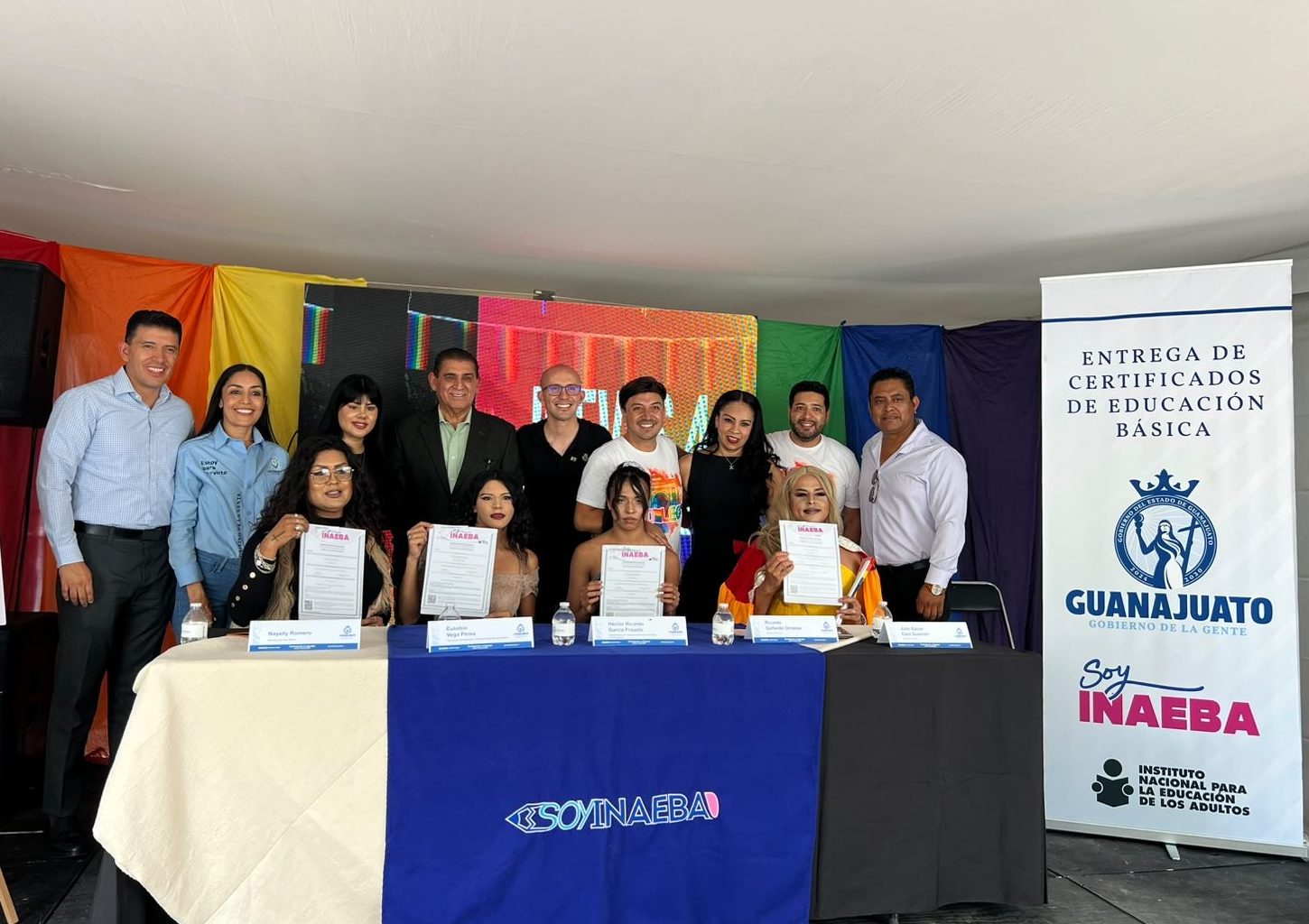 Firma INAEBA convenio con Familia Ofarrell A.C. en el marco del Mes del Orgullo
