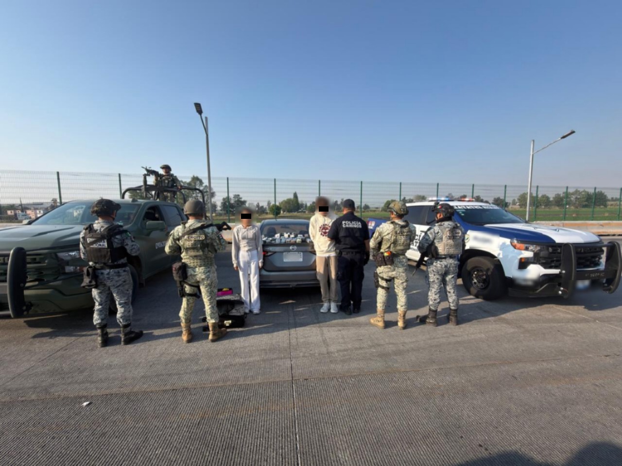 Asegura PEC más de 1 mdp en efectivo durante operativo carretero en Salamanca
