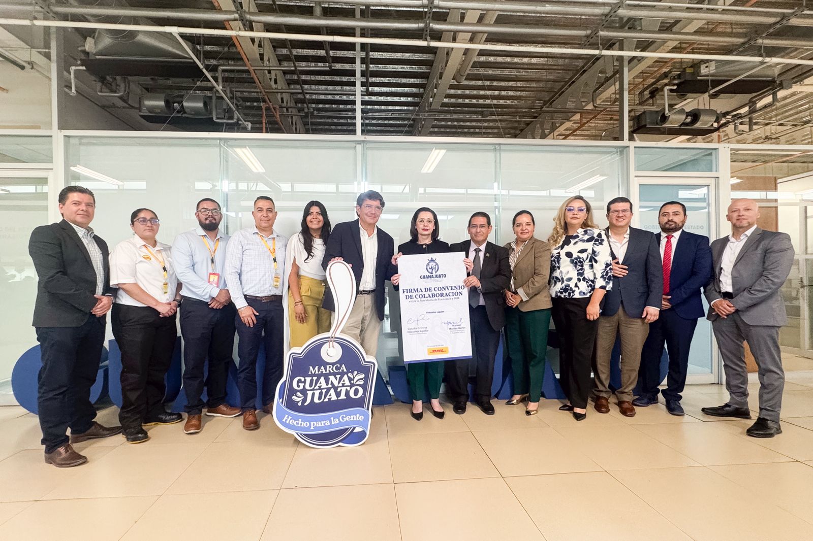 DHL Express y el Gobierno de Guanajuato establecen alianza en apoyo a las MIPYMES locales.
