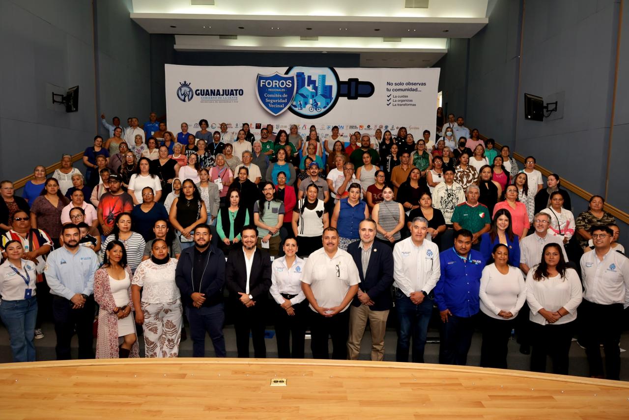 Organización vecinal fortalece la construcción de comunidades seguras en Guanajuato 