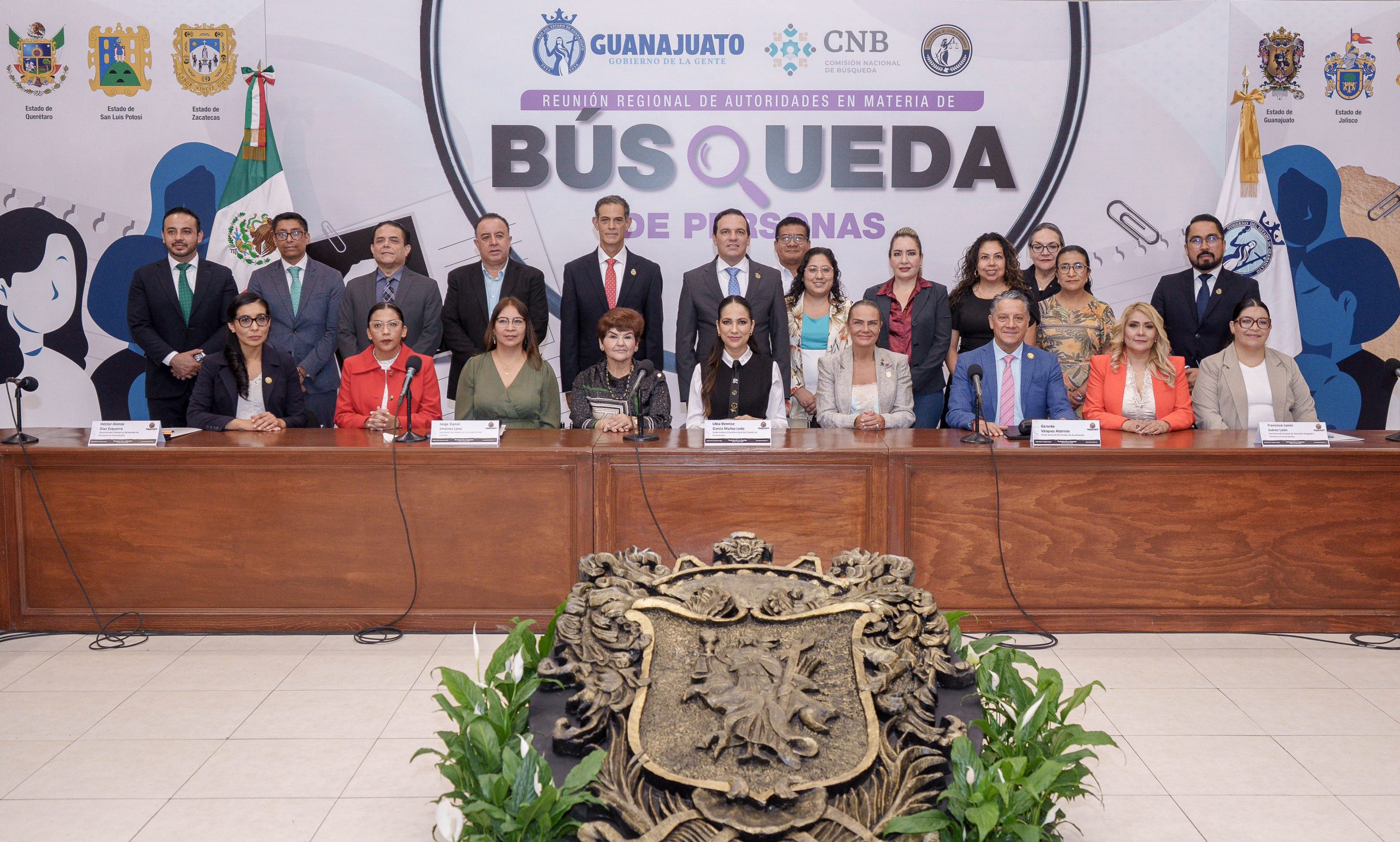 Guanajuato reúne a seis estados para fortalecer la coordinación regional en la búsqueda de personas desaparecidas